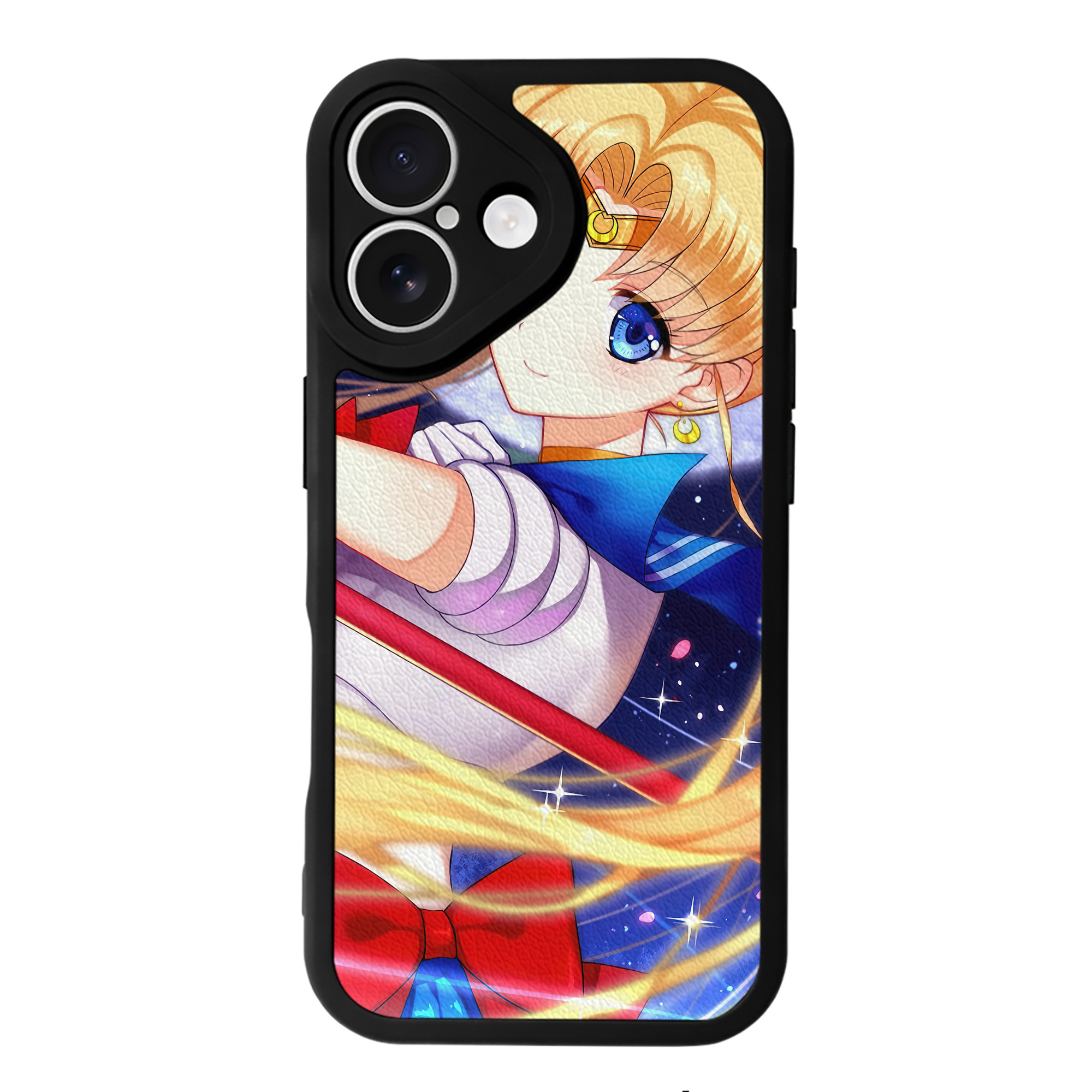（画像用） 美少女戦士セーラームーン Sailor Moon 【iPhone 16シリーズ対応】シリコンスマホケース（レザー調） 材質：シリコン